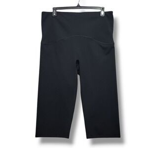 Spanx Shaping Compression Knee Pant Womens 1X Base Layer Cropped Leggings